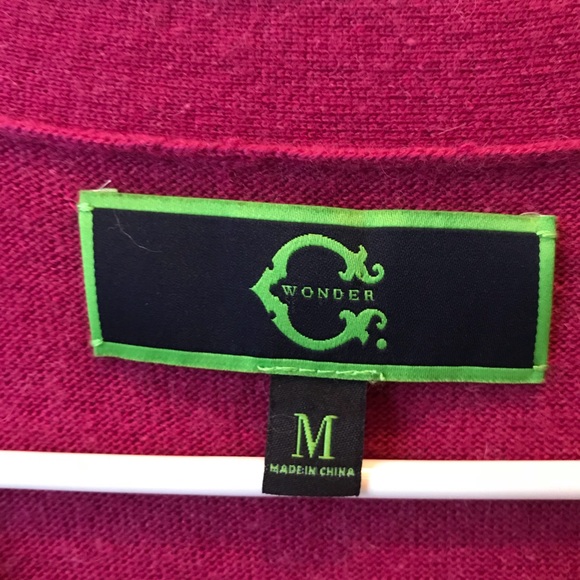 C Wonder Pink Cardigan - Picture 2 of 4